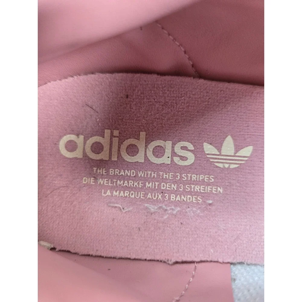 Adidas Samba Sneaker 8 Pink Cream Snakeskin Platform Gum Shoes Sporty Athleisure